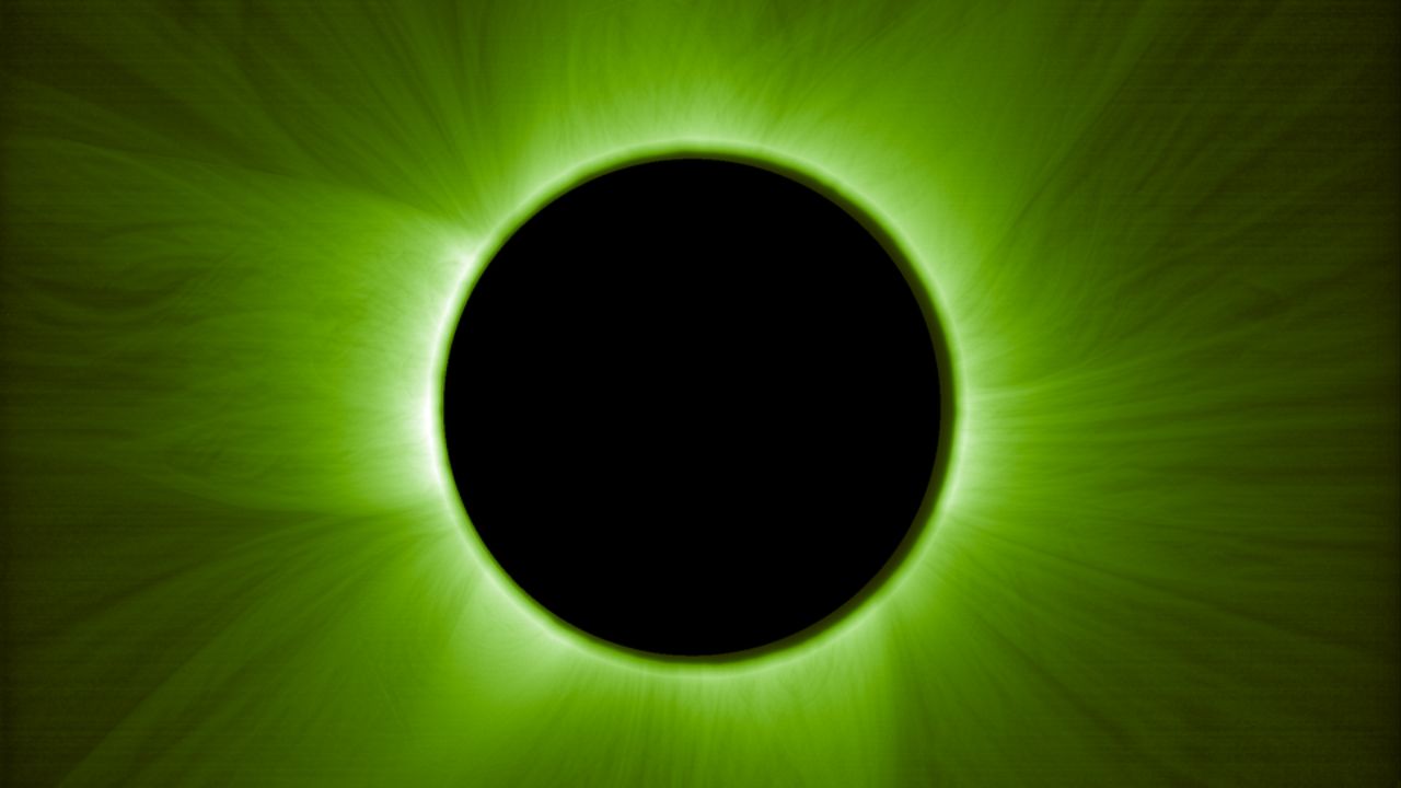 Imagem do primeiro Eclipse Solar Total e Artificial | Reprodução/Agência Espacial Europeia