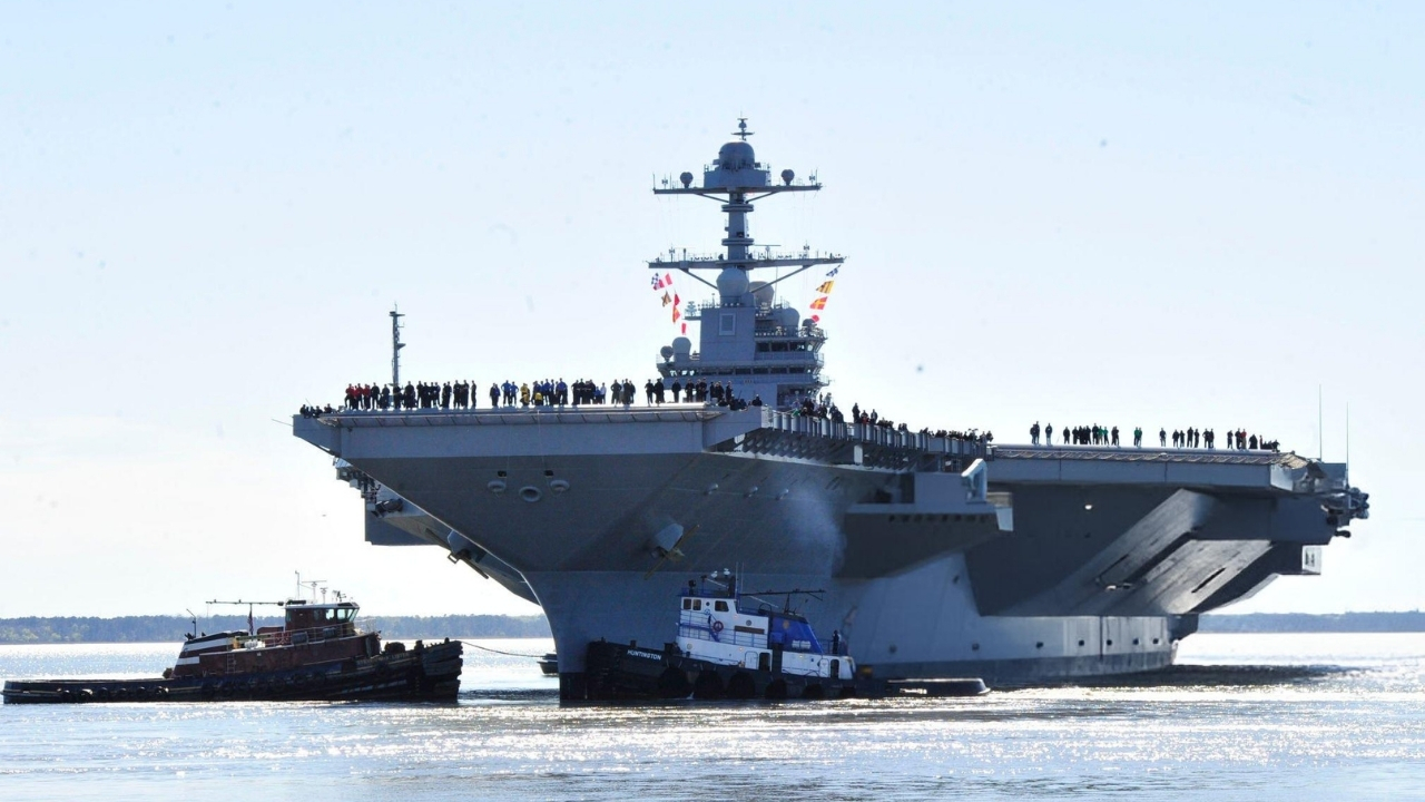 Porta-avião enviado pelos EUA ao Oriente Médio | Reprodução/U.S. Navy/Getty Images Embed
