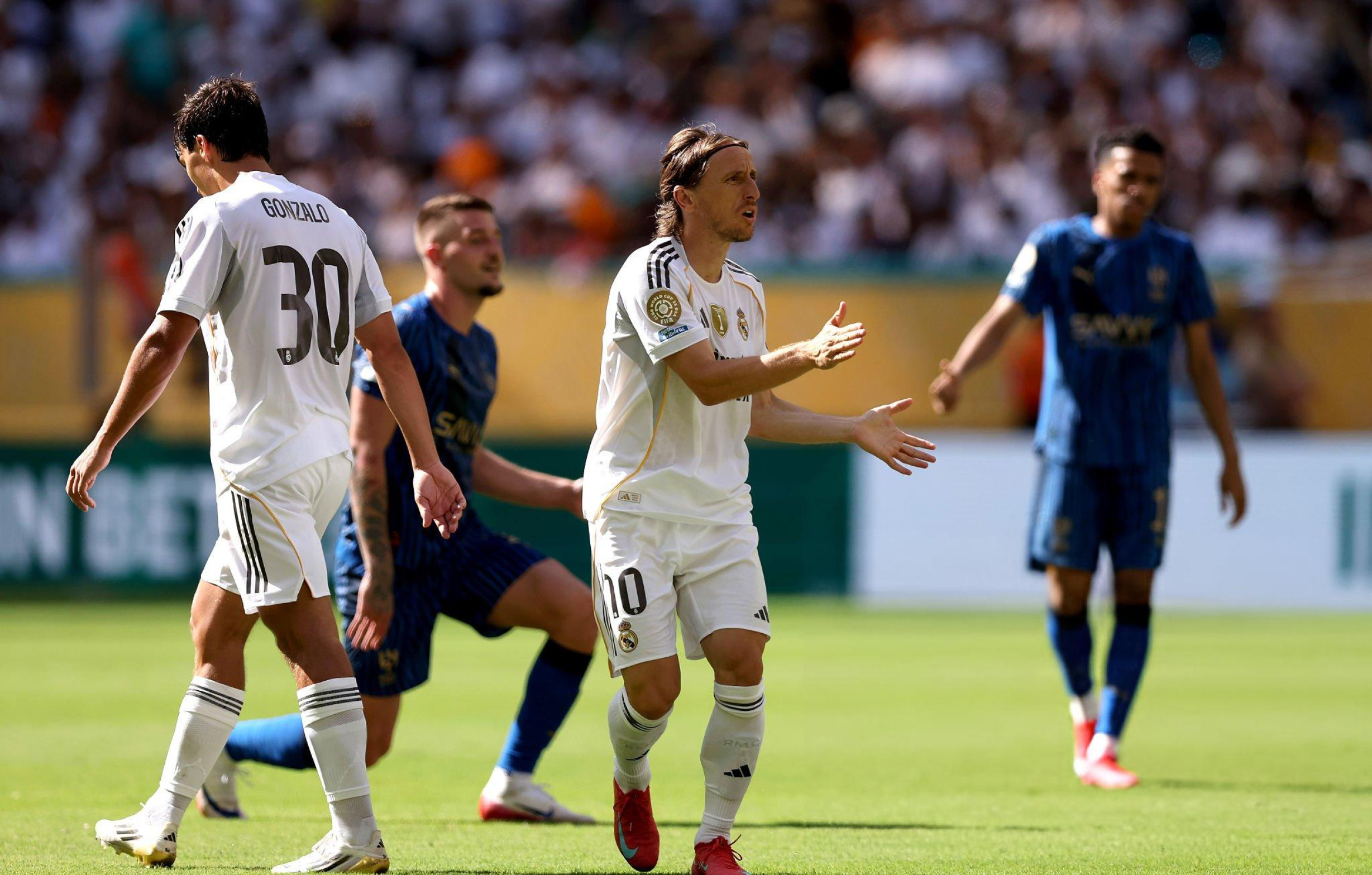 Duelo pelo grupo H, entre Al-Hilal e Real Madrid no Mundial de Clubes I Reprodução/ MeganBriggs/GettyImagesEmbed