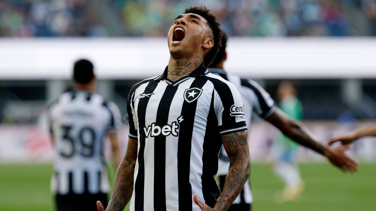 Igor Jesus comemorando seu gol pelo Botafogo | Reprodução/X/Twitter/@FIFACWC