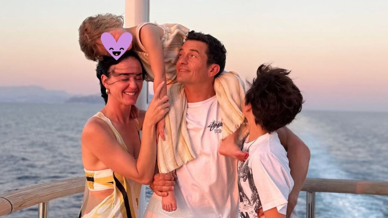 Após separação, Orlando Bloom posta foto com filha e Katy Perry