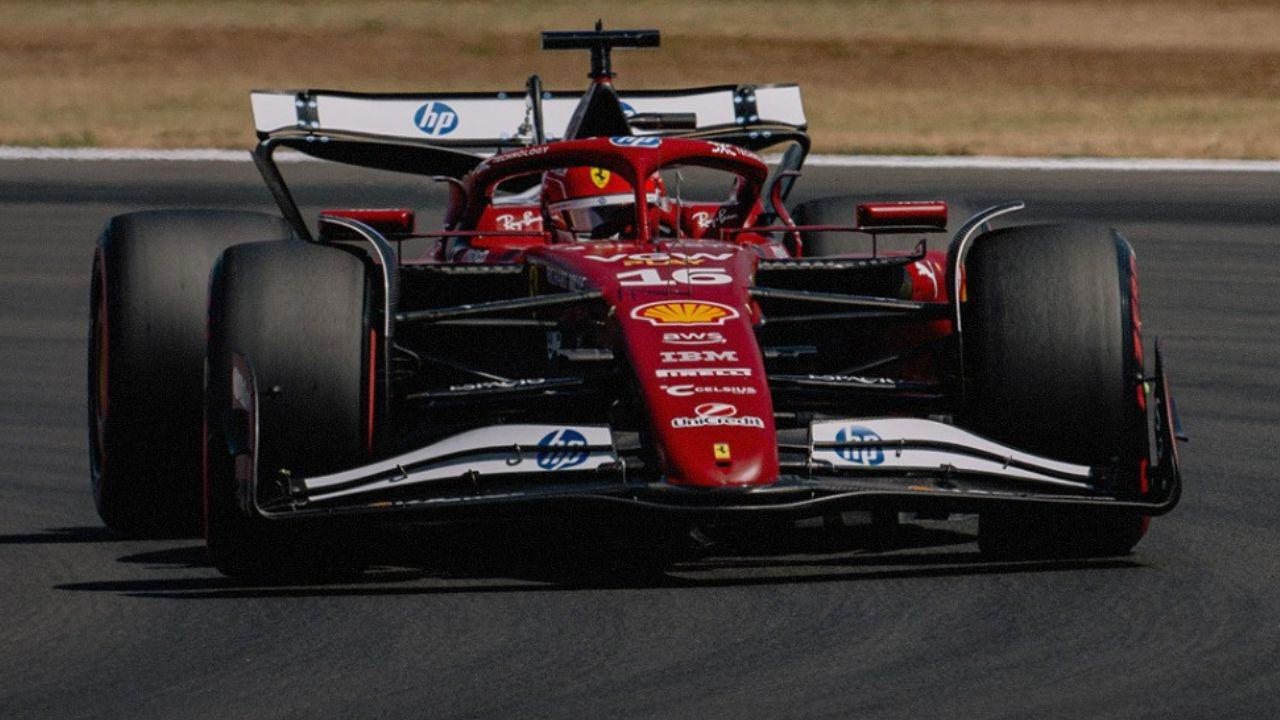 Ferrari lidera o TL3 com Charles Leclerc no comando em Silverstone