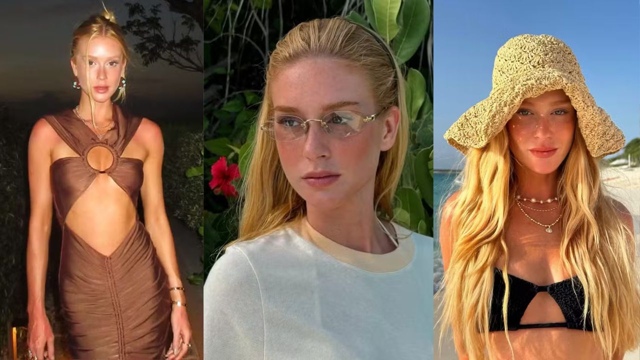 Marina Ruy Barbosa exibe penteados fáceis nas férias