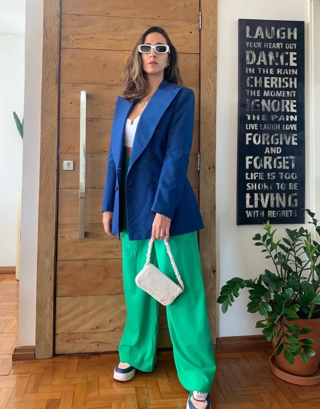 Combinação entre cores para usar com blazer