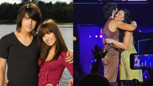 Demi Lovato reencontra Jonas Brothers em show e revive sucessos de “Camp Rock”