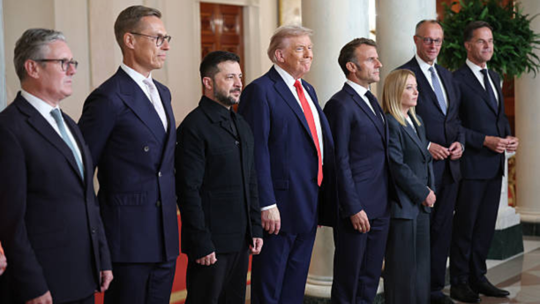 Trump recebe os líderes europeus na Casa Branca