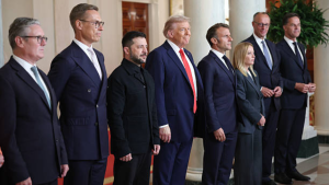 Trump recebe os líderes europeus na Casa Branca