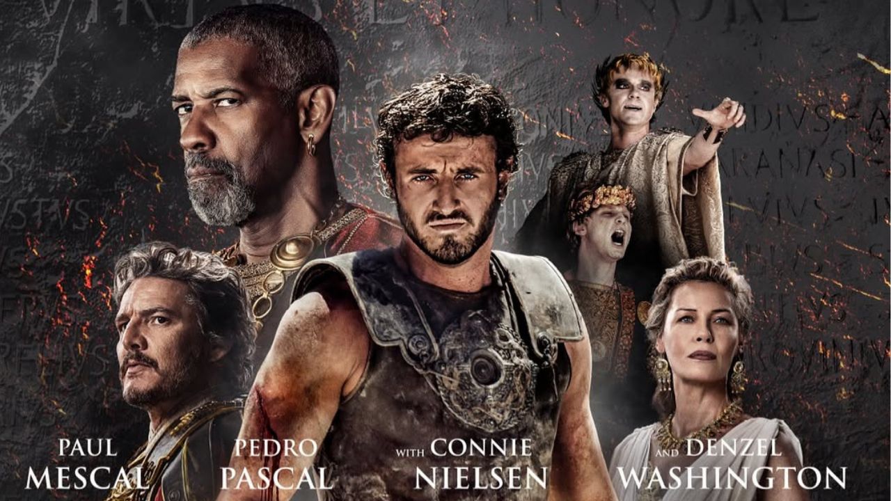 Cartaz divulgação "Gladiador II" | Reprodução/Instagram/@gladiatormovie)