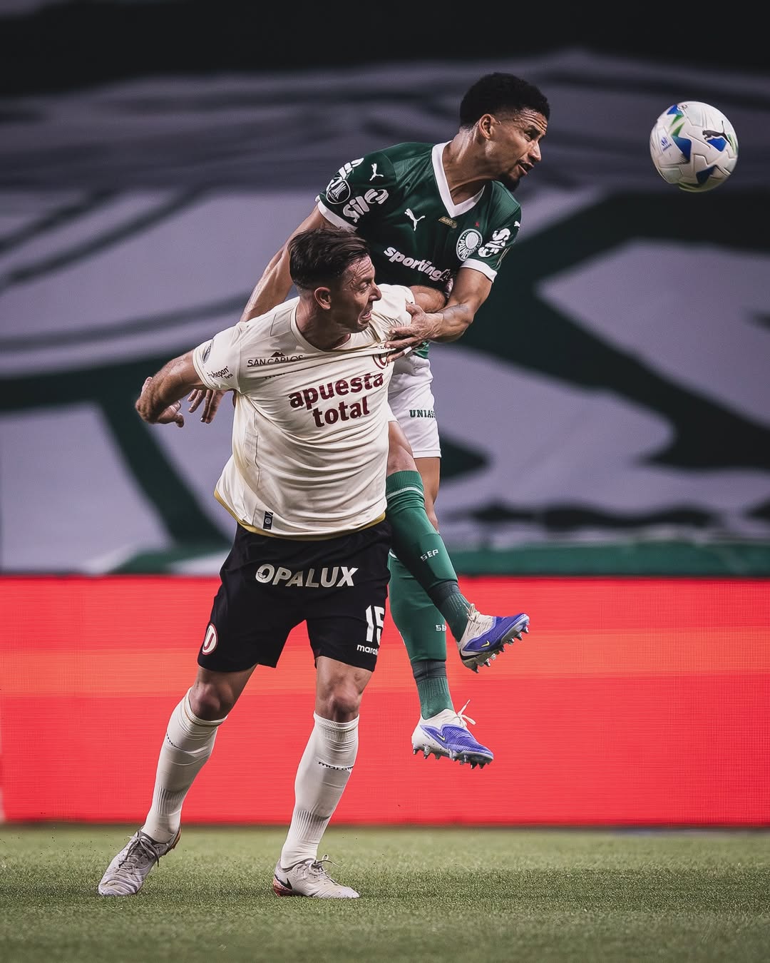 Jogo Palmeiras contra Universitario.