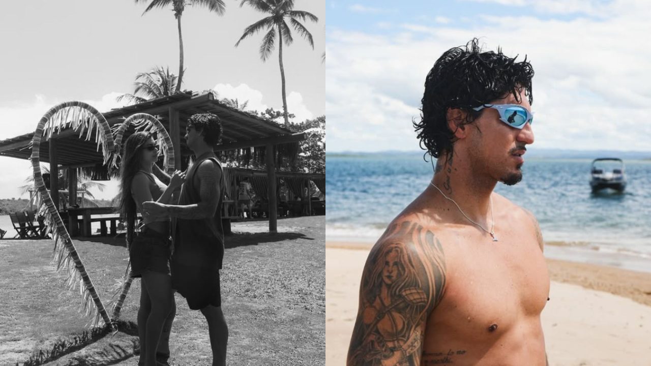 Gabriel Medina e Isabella Arantes assumem namoro no Instagram e amigos comemoram | Repdorução/instagram/@gabrielmedina
