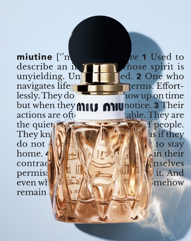 Novo perfume da Miu Miu