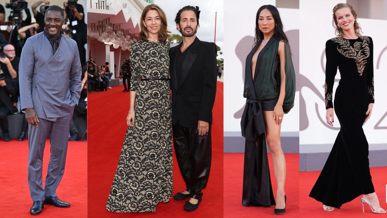Idris elba, Sofia Coppola e Mark Jacobs, Greta Lee e Eva Herzigova no tapete vermelho | Reprodução/Instagram/@voguebrasil