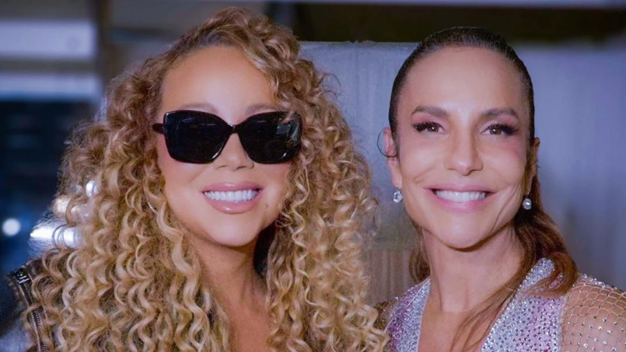 “Minha melhor amiga” brinca Ivete Sangalo após reencontro com Mariah Carey no The Town