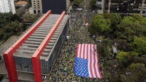 Tarcísio critica Moraes em manifestação no 7 de setembro