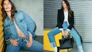 Hailey Bieber lidera a campanha Outono 2025 da DKNY