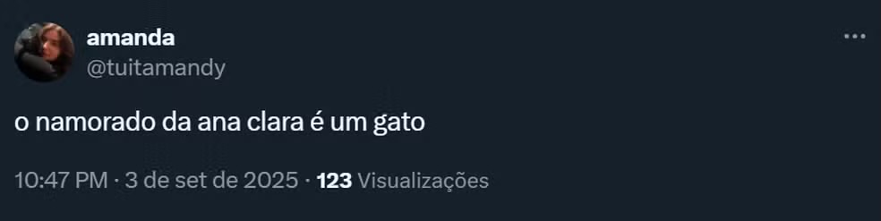 Fã reage a declaração de Ana Clara.