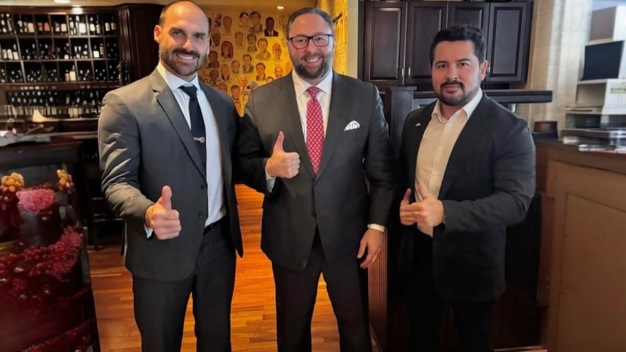 Reunião de Eduardo Bolsonaro com apoiadores dos EUA
