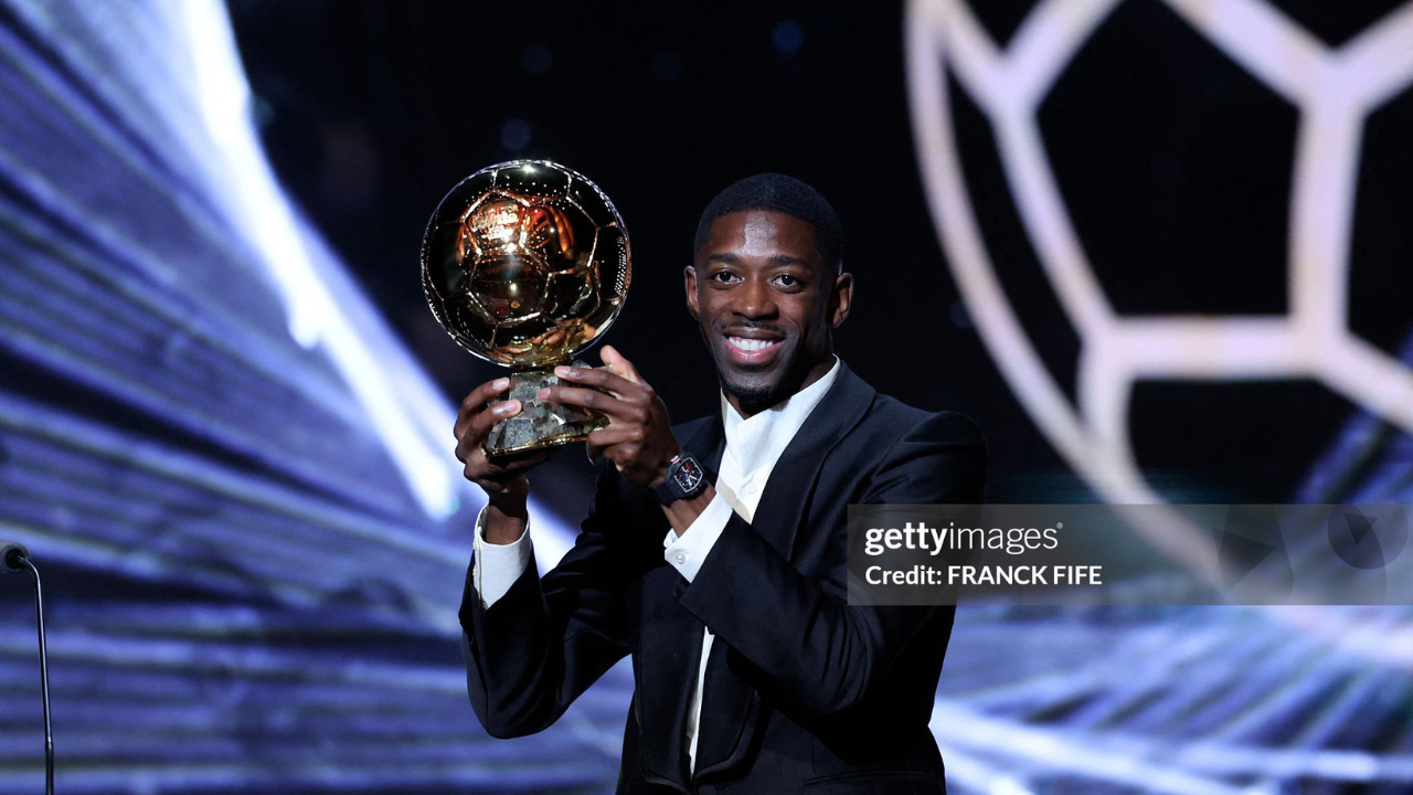 Dembélé  | Reprodução/FRANCK FIFE/AFP Getty Images Embed