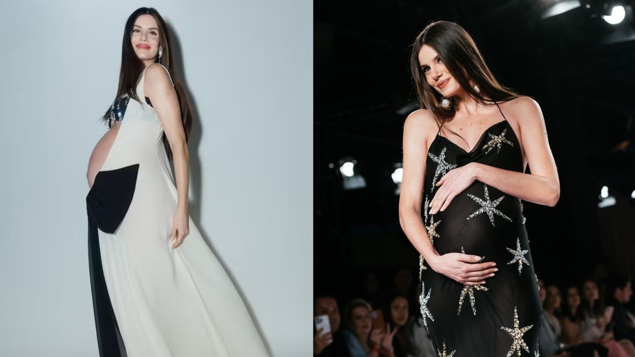 Camila Queiroz exibe barrigão de oito meses em desfile
|
Reprodução/Instagram/@charthoficial