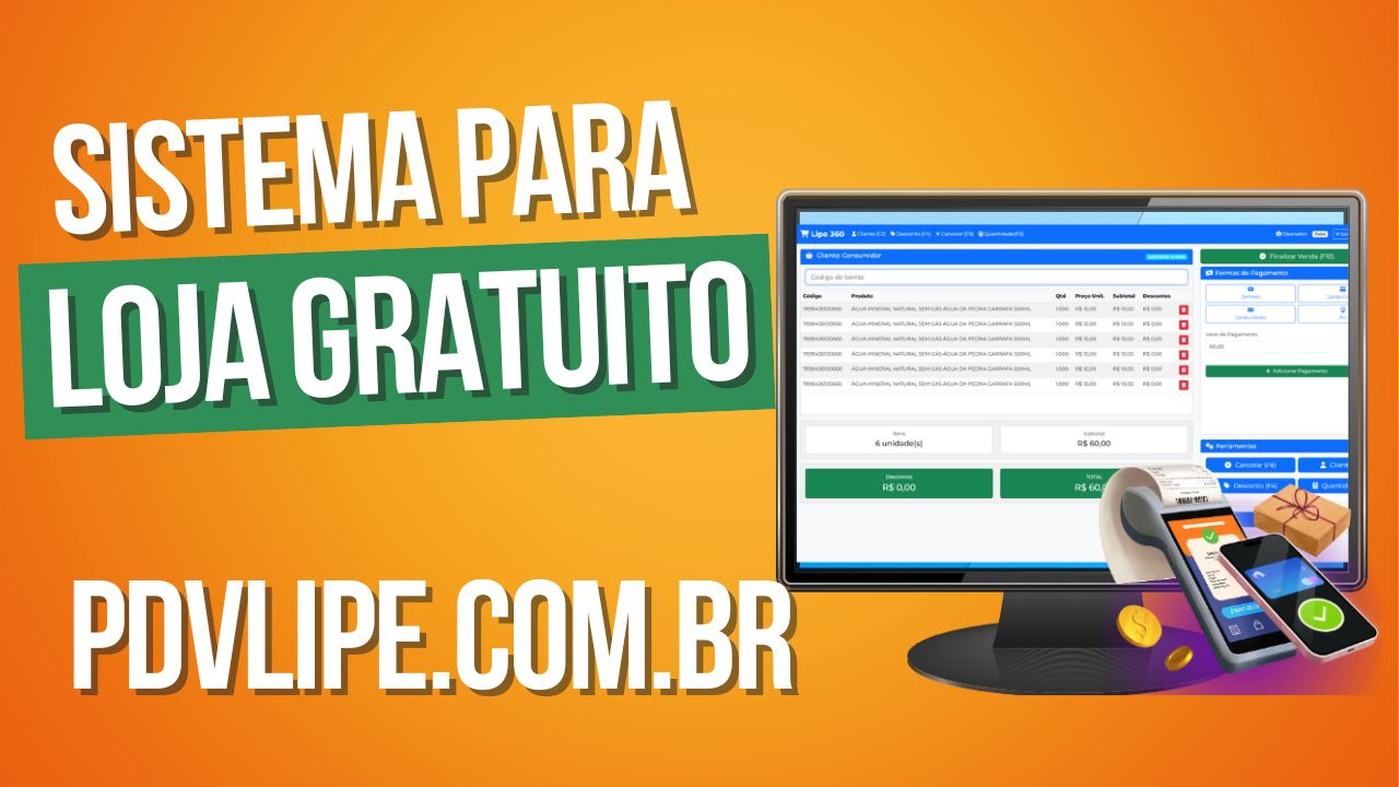 Sistema para loja | Reprodução/divulgação