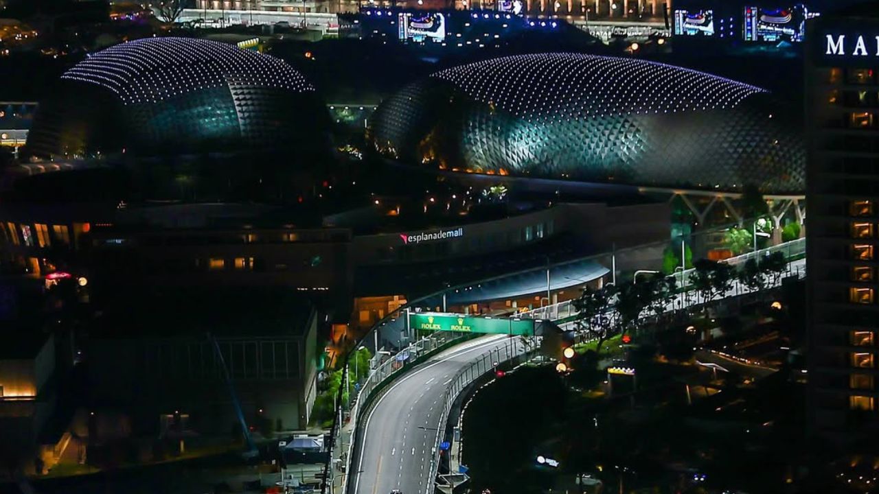 Circuito de Marina Bay I Reprodução/Instagram/@f1