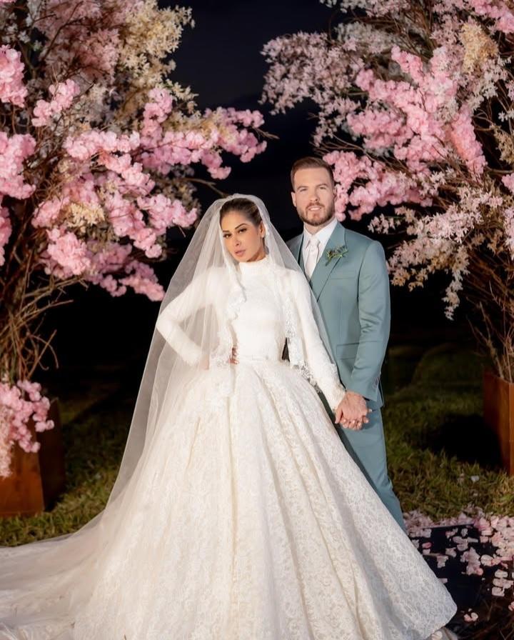 Maira Cardi e seu marido