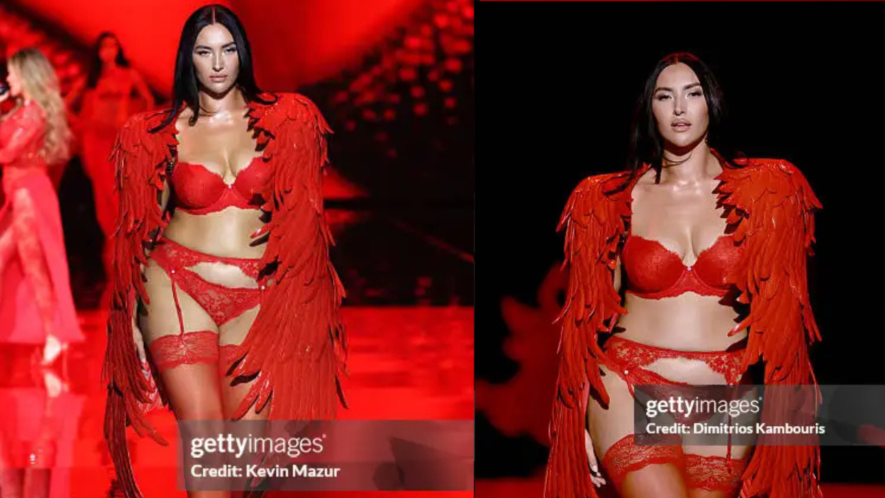 Angel Yumi Nu pela Victoria’s Secret Fashion Show 2025
Reprodução/Kevin Mazur//Getty Images Embed