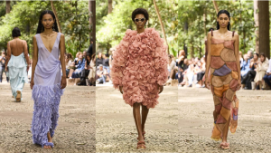 Flavia Aranha revela técnicas sustentáveis em desfile da SPFW