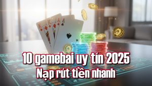 Danh sách 10 gamebai uy tín kèm hướng dẫn nạp rút tiền nhanh
