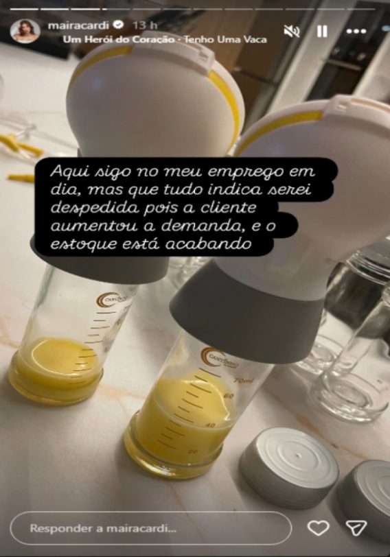 Stories de Maira Cardi