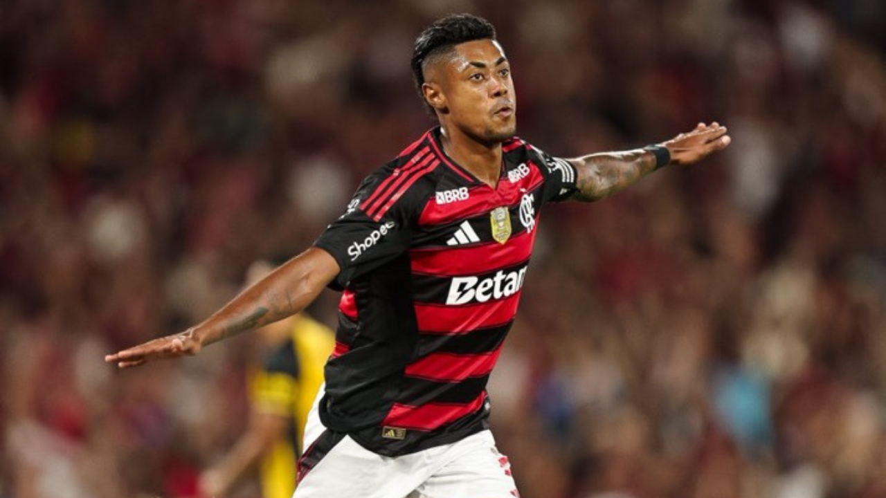 Bruno Henrique em jogo pelo Flamengo | Reprodução/x/@venecasagrande