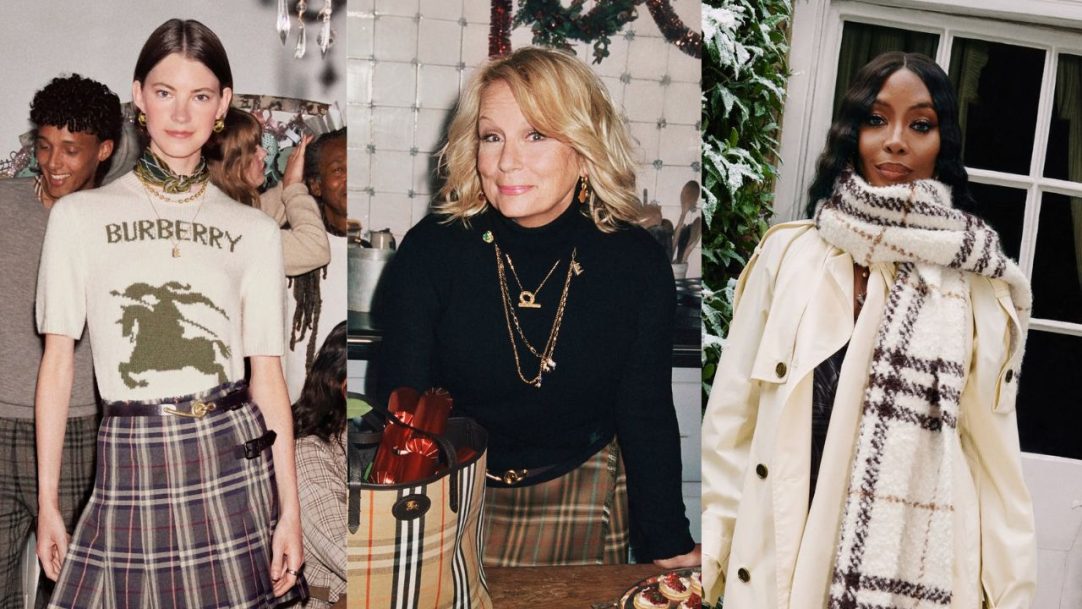 Burberry apresenta uma celebração natalina de aconchego, tradição e estilo