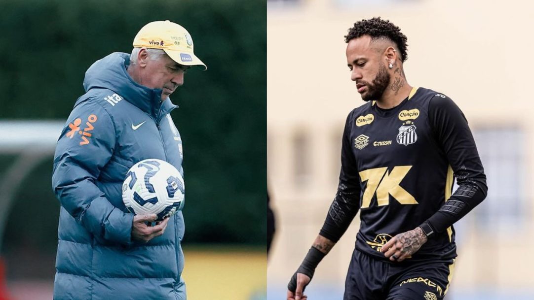 Ancelotti recebe elogios e alerta sobre Neymar
