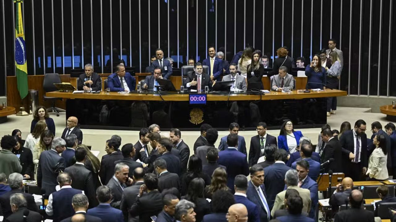 Senado durante sessão | Reprodução/Andressa Anholete/Agência Senado