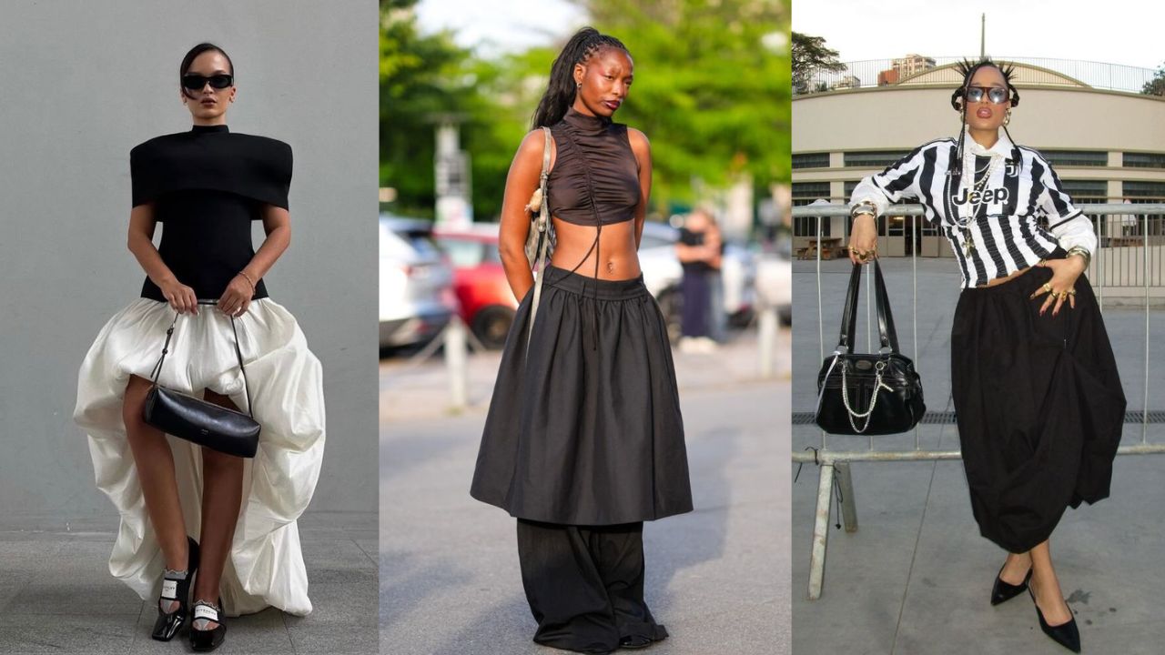 Modelos de saias redefinem a moda em 2025
