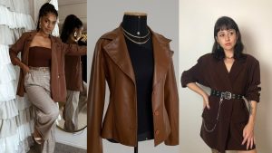 Blazer marrom é o novo clássico resgatado