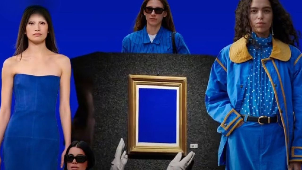 Azul Klein se torna tendência no mundo da moda | Reprodução/Instagram/@fearofmissingfashion