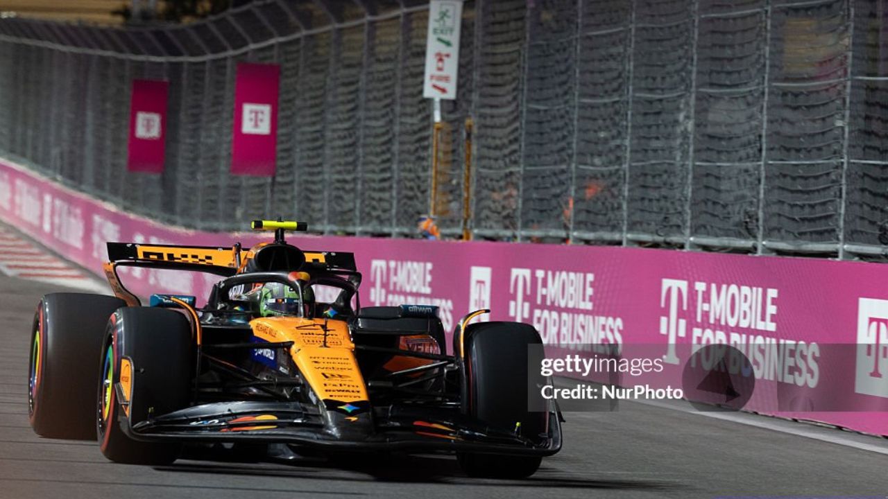F1: Lando Norris lidera TL2 caótico em Las Vegas