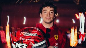 Charles Leclerc abre o fim de semana em Las Vegas no topo do TL1