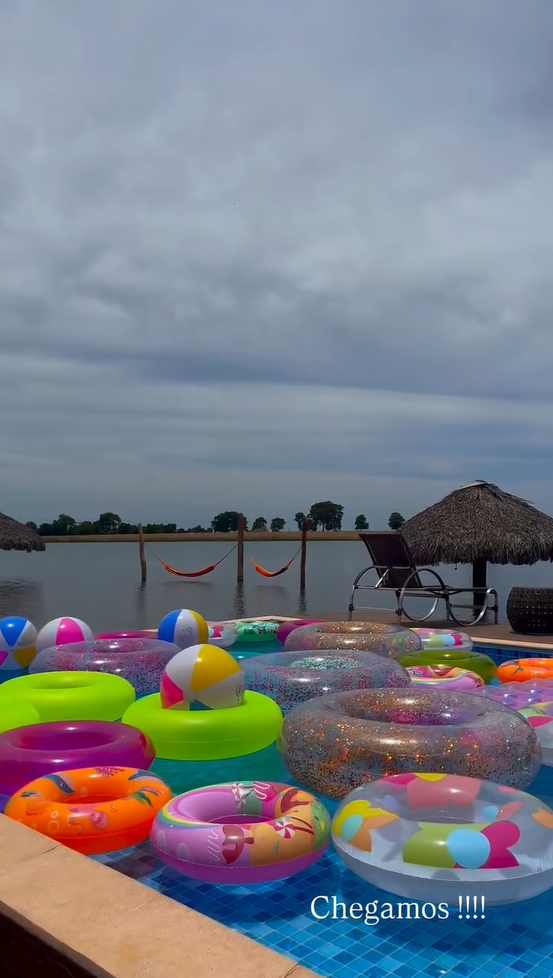 Detalhe da decoração de aniversário