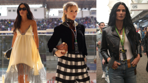 Famosas prestigiam paddock da Louis Vuitton no primeiro dia de Fórmula 1
