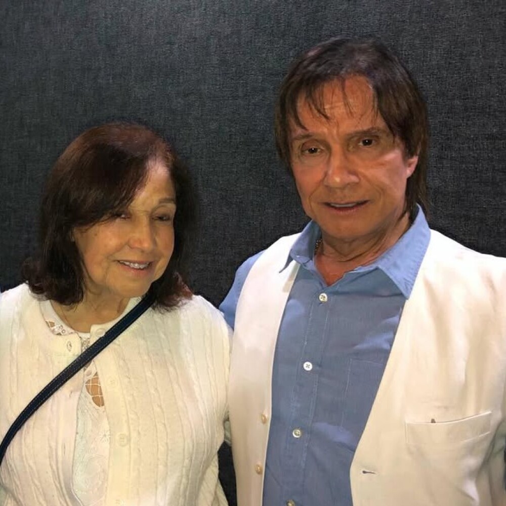 Roberto Carlos e a irmã, Norma Braga