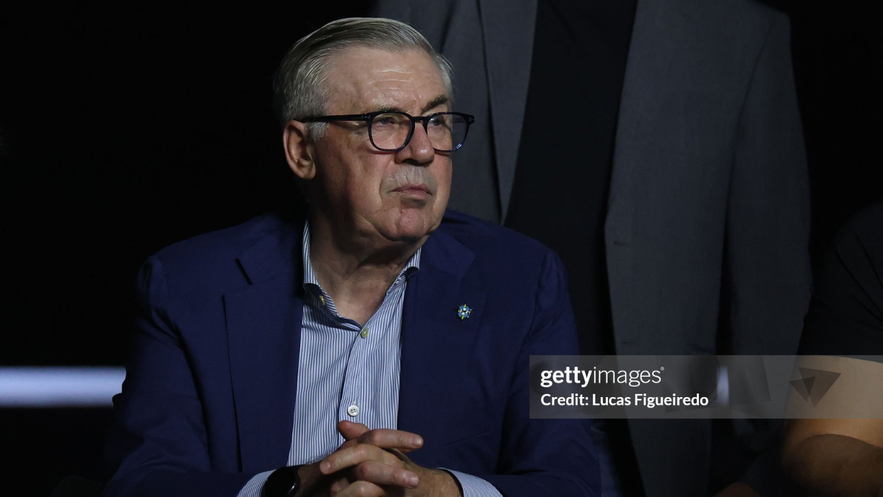 Carlo Ancelotti | reprodução/Lucas Figueiredo/ Getty Images Embed