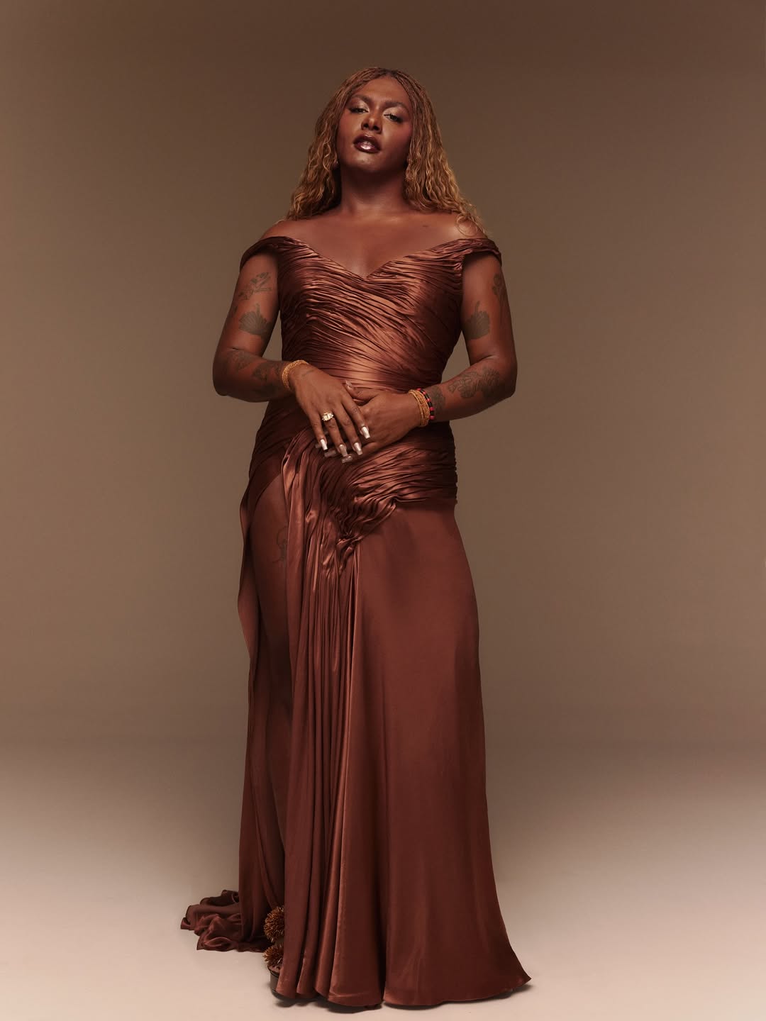 Liniker com visual único no Grammy Latino 