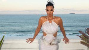 Kim Kardashian visita o Cristo Redentor